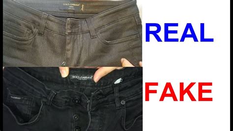 dolce gabbana fake vs real pants|Dolce & Gabbana jeans men's.